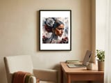 silver-rose-flamenco-side-view framed in a focused room thumbnail