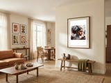 silver-rose-flamenco-side-view framed in a grounding room thumbnail