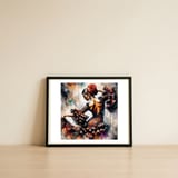 midnight-lace-flamenco-dancer — framed, leaning against the wall thumbnail