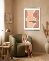 Pottery Shapes framed in a tender room thumbnail