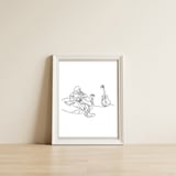 Kiss Me — framed, leaning against the wall thumbnail
