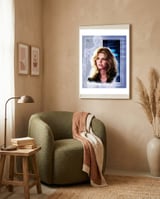 Lindsay Wagner - The Bionic Woman framed in a tender room thumbnail