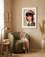 Barbara Feldon  framed in a tender room thumbnail