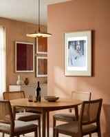 Portrait of a reindeer framed in a intimate room thumbnail