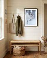 Portrait of a reindeer framed in a relaxed room thumbnail