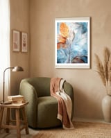 Winter leaves 3 framed in a tender room thumbnail
