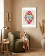 Happy mother's day floral design framed in a tender room thumbnail