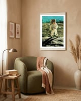2nd World framed in a tender room thumbnail