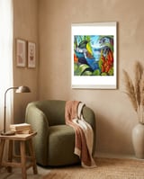 Whites Beach framed in a tender room thumbnail