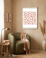 Watermelons framed in a tender room thumbnail