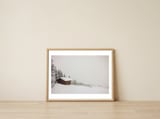 Winter landscape — framed, leaning against the wall thumbnail