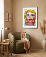 Cabeza De Mujer 5 framed in a tender room thumbnail