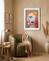 Cabeza De Mujer 6 B framed in a tender room thumbnail