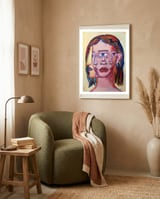 Cabeza De Mujer 8 framed in a tender room thumbnail