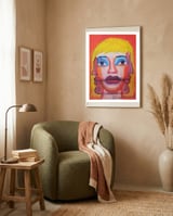 Cabeza De Mujer 2 framed in a tender room thumbnail
