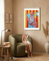 Mujer En El Sillon framed in a tender room thumbnail