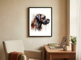 expressive-dog-profile-portrait framed in a focused room thumbnail