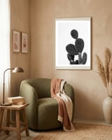 cactus vertical framed in a tender room thumbnail