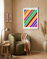 Retro Candy Pattern framed in a tender room thumbnail