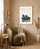cactus nature XI framed in a tender room thumbnail