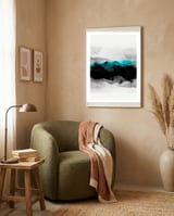 landscape abstract framed in a tender room thumbnail