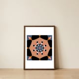 Spiral Daze — framed, leaning against the wall thumbnail