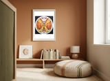 Clock butterfly framed in a gentle room thumbnail