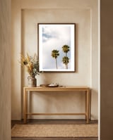 Sunset Palm Trees at California Boulevard framed in a welcoming room thumbnail