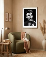 Lautaro Martinez Football Striker framed in a tender room thumbnail