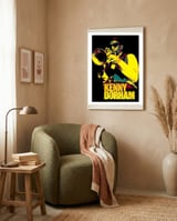 Kenny Dorham Jazz Trumpeter in Pop Art framed in a tender room thumbnail