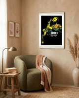 David S. Ware American Jazz Saxophonist framed in a tender room thumbnail