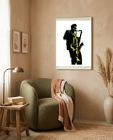 Rahsaan Roland Kirk v2 framed in a tender room thumbnail
