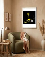 Zoot Sims American Jazz Saxophonist framed in a tender room thumbnail