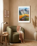 Yosemite Mountain Cliffs framed in a tender room thumbnail