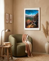 Patagonian Dreams in Pastels framed in a tender room thumbnail