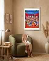 La Milonga 3 framed in a tender room thumbnail