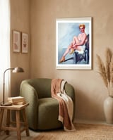 Pinup Ballerina framed in a tender room thumbnail