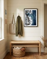 Skagerrak Coastline Aerial Photography framed in a relaxed room thumbnail