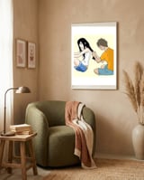 Braid love framed in a tender room thumbnail