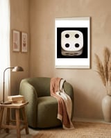 Dice Number 4 framed in a tender room thumbnail