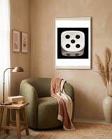 Dice Number 5 framed in a tender room thumbnail