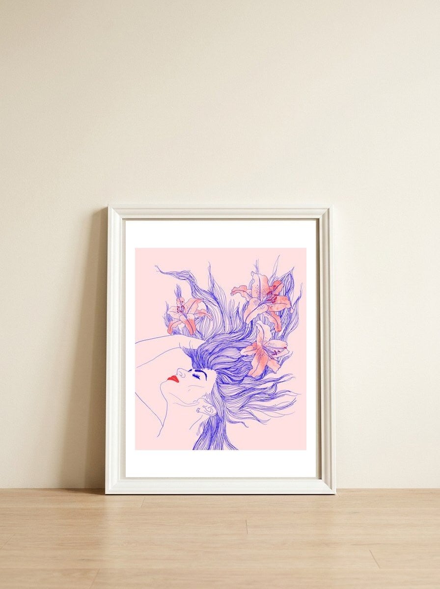 Desire V2 — framed, leaning against the wall