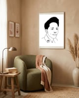 Ella Baker African-American Civil Rights Activist framed in a tender room thumbnail