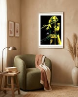Ian Anderson Musician Legend framed in a tender room thumbnail