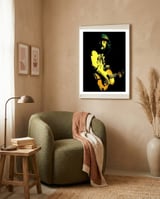 Ian Anderson Rock Music Legend framed in a tender room thumbnail