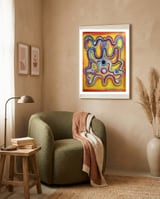 Abstracto Pop 2024 1 framed in a tender room thumbnail