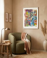 Abstracto Pop 2024 3 framed in a tender room thumbnail