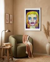 Cabeza De Mujer 17 framed in a tender room thumbnail