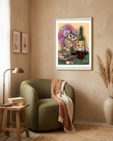 Tipsey Owl framed in a tender room thumbnail