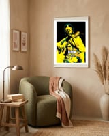 Bola Sete Brazilian Jazz Guitarist Legend framed in a tender room thumbnail